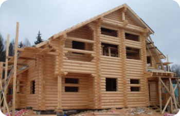Izgradnja kuće od drveta 6x6 u mjestu Goryachiy Klyuch